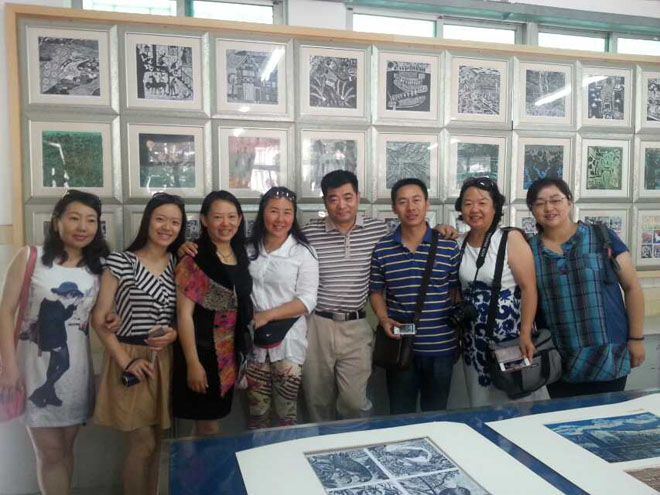 我们I工作室一行到深圳中学名师、特级教师房尚昆工作室参观学习